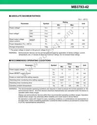 MB3793-42PNF-G-JN-6E1 Datasheet Page 5