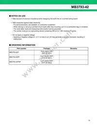 MB3793-42PNF-G-JN-6E1 Datasheet Page 19