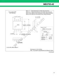 MB3793-42PNF-G-JN-6E1 Datasheet Page 21