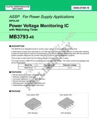 MB3793-45PNF-G-JN-6E1 Datasheet Cover