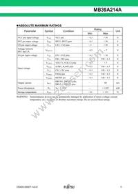 MB39A214APFT-G-JNERE1 Datasheet Page 5