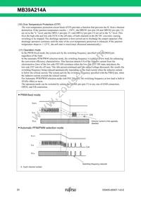 MB39A214APFT-G-JNERE1 Datasheet Page 20