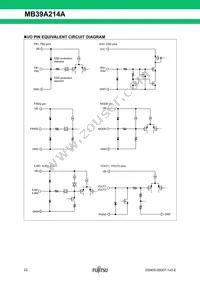 MB39A214APFT-G-JNERE1 Datasheet Page 22
