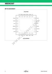 MB39C007WQN-G-JN-ERE1 Datasheet Page 2