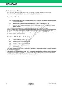 MB39C007WQN-G-JN-ERE1 Datasheet Page 16