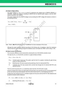 MB39C015WQN-G-JN-ERE1 Datasheet Page 15