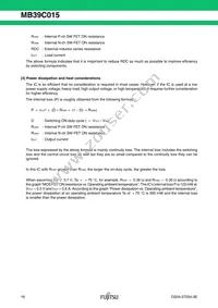 MB39C015WQN-G-JN-ERE1 Datasheet Page 16