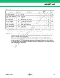 MB39C308BGF-G-ERE1 Datasheet Page 12