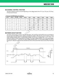 MB39C308BGF-G-ERE1 Datasheet Page 20