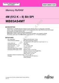 MB85AS4MTPF-G-BCERE1 Datasheet Cover