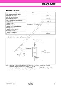 MB85AS4MTPF-G-BCERE1 Datasheet Page 21