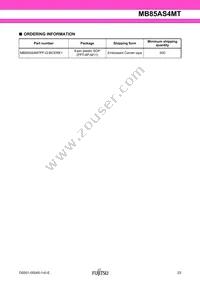 MB85AS4MTPF-G-BCERE1 Datasheet Page 23