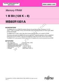 MB85R1001ANC-GE1 Datasheet Cover