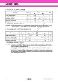 MB85R1001ANC-GE1 Datasheet Page 4