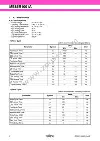 MB85R1001ANC-GE1 Datasheet Page 6