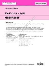 MB85R256FPF-G-BND-ERE1 Datasheet Cover