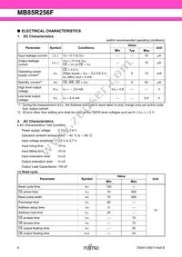 MB85R256FPF-G-BND-ERE1 Datasheet Page 6