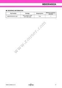 MB85R4002ANC-GE1 Datasheet Page 17