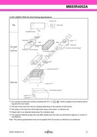 MB85R4002ANC-GE1 Datasheet Page 21