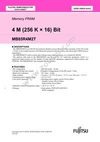 MB85R4M2TFN-G-JAE2 Datasheet Cover