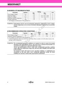 MB85R4M2TFN-G-JAE2 Datasheet Page 6