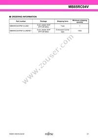 MB85RC04VPNF-G-JNERE1 Datasheet Page 21