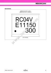 MB85RC04VPNF-G-JNERE1 Datasheet Page 23