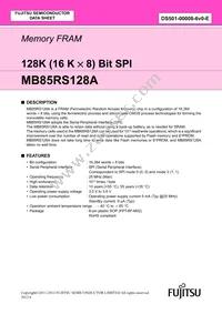 MB85RC128APNF-G-JNE1 Datasheet Cover