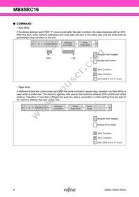 MB85RC16PN-G-AMERE1 Datasheet Page 8