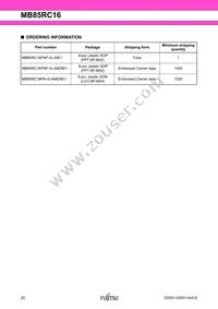 MB85RC16PN-G-AMERE1 Datasheet Page 20