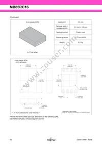 MB85RC16PN-G-AMERE1 Datasheet Page 22