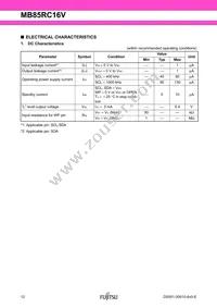 MB85RC16VPNF-G-JNERE1 Datasheet Page 12