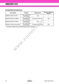 MB85RC16VPNF-G-JNERE1 Datasheet Page 20