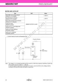 MB85RC1MTPNF-G-JNERE1 Datasheet Page 20