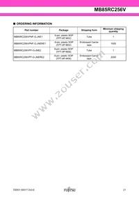 MB85RC256VPNF-G-JNERE1 Datasheet Page 21