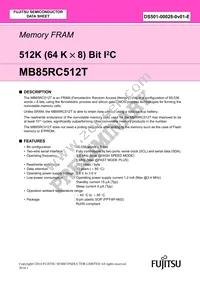 MB85RC512TPNF-G-JNERE1 Datasheet Cover