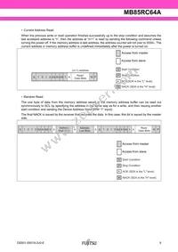 MB85RC64APNF-G-JNE1 Datasheet Page 9
