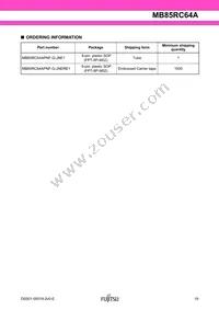 MB85RC64APNF-G-JNE1 Datasheet Page 19