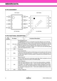 MB85RC64TAPNF-G-BDE1 Datasheet Page 2