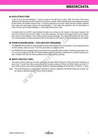 MB85RC64TAPNF-G-BDE1 Datasheet Page 7