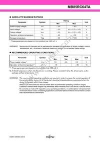 MB85RC64TAPNF-G-BDE1 Datasheet Page 15