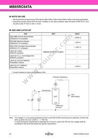 MB85RC64TAPNF-G-BDE1 Datasheet Page 20