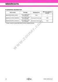 MB85RC64TAPNF-G-BDE1 Datasheet Page 22