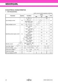 MB85RQ4MLPF-G-BCERE1 Datasheet Page 22