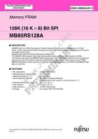 MB85RS128APNF-G-JNE1 Datasheet Cover