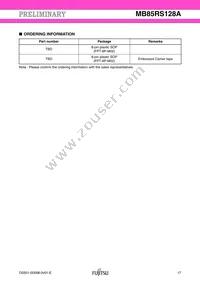 MB85RS128APNF-G-JNE1 Datasheet Page 17