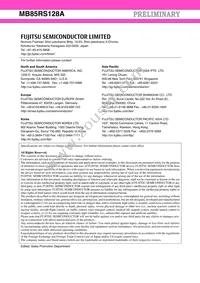 MB85RS128APNF-G-JNE1 Datasheet Page 20