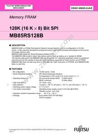 MB85RS128BPNF-G-JNERE1 Datasheet Cover