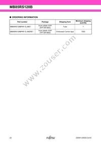 MB85RS128BPNF-G-JNERE1 Datasheet Page 22