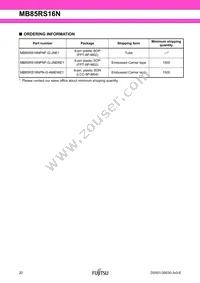 MB85RS16NPN-G-AMEWE1 Datasheet Page 20